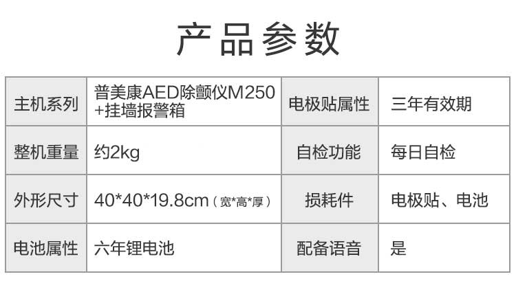 普美康A(chǔ)ED自動(dòng)體外除顫器HeartSave M250.jpg